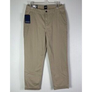 Gap Classic Twill Pants Womens Size 8 Irish Cream Closet Staple Casual Comfort